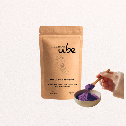 Mix Ube Pâtissier naturel pour des recettes violettes vibrantes naturellement 2 ingrédients sans additifs ni colorants